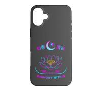 Custodia per iPhone 16 Plus Cyberpunk Lotus Cyber Spiritual Kanji
