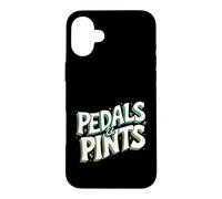 Custodia per iPhone 16 Plus Cyclist Beer Lover Pedals & Pints Bike Brew