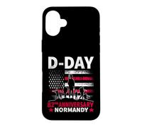 Custodia per iPhone 16 Plus D-day 2026 82nd Anniversary Normandy D-Day Omaha Beach 1944