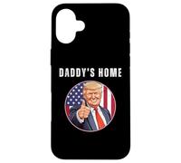 Custodia per iPhone 16 Plus Daddy's Home Donald Trump Presidente conservatore repubblicano
