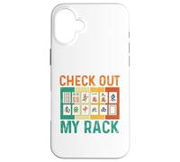 Custodia per iPhone 16 Plus Dai un'occhiata al mio rack - Mahjong Lover Mah Jong Player