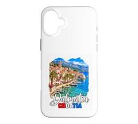 Custodia per iPhone 16 Plus Dalmazia Croazia Costa Adriatica Vacanze di viaggio