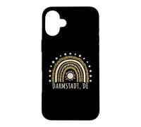Custodia per iPhone 16 Plus Darmstadt DE Deutschland Germany - Bel motivo arcobaleno
