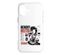 Custodia per iPhone 16 Plus Dati cancellati dalla memoria Corrotto Cyber Glitch Dystopian Art