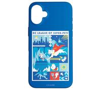 Custodia per iPhone 16 Plus DC League of Super-Pets Krypto and Friends Vs. lulu