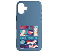 Custodia per iPhone 16 Plus DC League of Super-Pets Krypto's Superpower Lineup