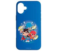 Custodia per iPhone 16 Plus DC Super Friends Wham Pow Boom