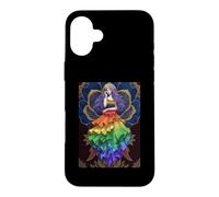 Custodia per iPhone 16 Plus Dea Orgoglio Rainbow Queen Power Sovereign Love Aura Rise