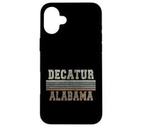 Custodia per iPhone 16 Plus Decatur Alabama retrò