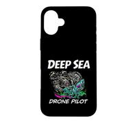Custodia per iPhone 16 Plus Deep Sea Drone Pilot ROV Submarine Squid