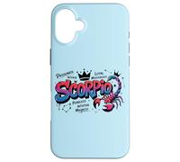 Custodia per iPhone 16 Plus Design Colorato per Amanti dello Scorpione