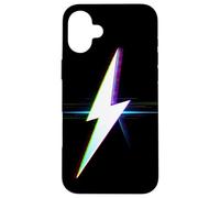 Custodia per iPhone 16 Plus Design con simbolo di energia elettrica a fulmini minimi