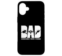 Custodia per iPhone 16 Plus Design della leggenda del veterano militare dell'aeronautica militare