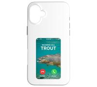 Custodia per iPhone 16 Plus Design per pesca alla trota in arrivo per pescatori Fish Master