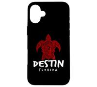 Custodia per iPhone 16 Plus Destin Florida Design a forma di tartaruga marina Destin FL