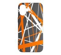 Custodia per iPhone 16 Plus Diagonal Dynamics Burned-Orange e White