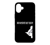 Custodia per iPhone 16 Plus Did Someone Say Yarn Funny Cat Lover Knitting Crochet Hobby