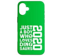 Custodia per iPhone 16 Plus DINO 2020 JUST A BOY WHO LOVES DINOSAURIER 6 Compleanno