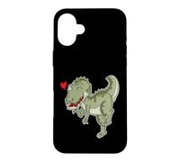 Custodia per iPhone 16 Plus Dino T-Rex è innamorato