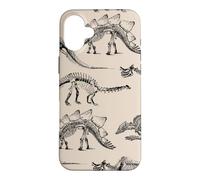 Custodia per iPhone 16 Plus Dinosaur Bones Prehistoric Animal Fossilized