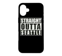 Custodia per iPhone 16 Plus Direttamente dalla città angosciata vintage di Seattle