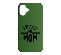 Custodia per iPhone 16 Plus Dirt Bike Racing - Moto Mom