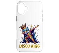Custodia per iPhone 16 Plus Disco King Costume 70s 80s Dance Parties Disco Man Dabbing