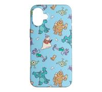 Custodia per iPhone 16 Plus Disney and Pixar's Monsters, Inc. Toony Monster Collage
