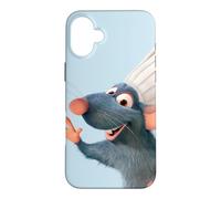 Custodia per iPhone 16 Plus Disney and Pixar's Ratatouille Chef Remy Big Face Blue