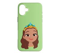 Custodia per iPhone 16 Plus Disney Jr. Sofia the First Princess Camila Big Face Costume