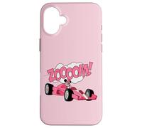 Custodia per iPhone 16 Plus Disney Minnie Mouse Racing Team "ZOOOOM!" Race Car Driver