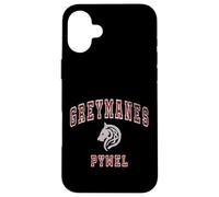 Custodia per iPhone 16 Plus Distressed Greymanes Crimson Desert Pywel Funny Design