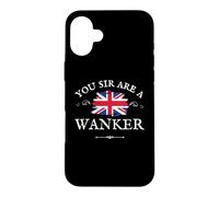 Custodia per iPhone 16 Plus Divertente bandiera britannica patriottica britannica orgogliosa della Gran Bretagna