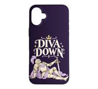 Custodia per iPhone 16 Plus Divertente cavaliere medievale diva giù umorismo rinascimentale