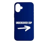 Custodia per iPhone 16 Plus Divertente compagno di polizia e sposato con un poliziotto sotto copertura