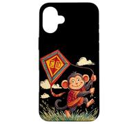 Custodia per iPhone 16 Plus Divertente costume da scimmia volante per ragazzi e ragazze