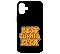 Custodia per iPhone 16 Plus Divertente Design Retro per la Migliore Sophia