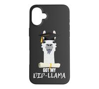 Custodia per iPhone 16 Plus Divertente laurea per lui e lei ha ottenuto il mio lama Dip-Llama