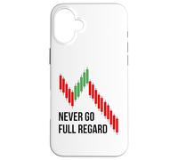 Custodia per iPhone 16 Plus Divertente meme WSB Funny Regard - Never Go Full Regard