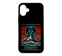 Custodia per iPhone 16 Plus Divertente nodo Trinity per gli amanti della natura mistica