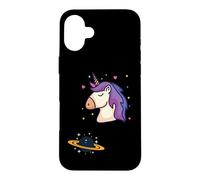 Custodia per iPhone 16 Plus Divertente regalo di compleanno per gli amanti degli unicorni, per uomini, donne e bambini