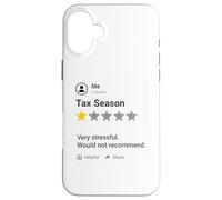 Custodia per iPhone 16 Plus Divertente Revisione della stagione fiscale Contabile Contabile Contabilità