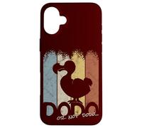 Custodia per iPhone 16 Plus Divertente sagoma di uccello retrò vintage Dodo Or Not DoDo