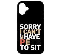 Custodia per iPhone 16 Plus Divertente Sorry I Can't I Have Pets To Sit Pet Sitter
