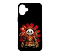 Custodia per iPhone 16 Plus Divertente souvenir da viaggio con panda cinese imperatore cinese