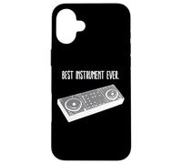 Custodia per iPhone 16 Plus Dj Mixer Controller Dj Set Attrezzature Gear Giradischi Mix DJ