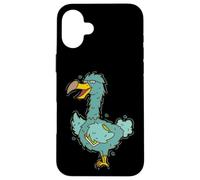 Custodia per iPhone 16 Plus Dodo Uccello con occhiali e libro
