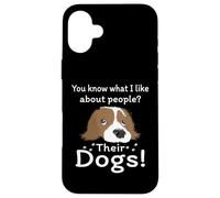 Custodia per iPhone 16 Plus Dog Groomer Sai cosa mi piace delle persone che amano il loro cane