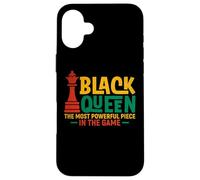 Custodia per iPhone 16 Plus Dope Black Queen Il pezzo più potente afroamericano