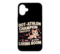 Custodia per iPhone 16 Plus DOT ATHLON CHAMPION UNDEFEATED IN EVERY LIVING ROOM